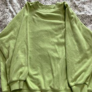 Green sweatshirt